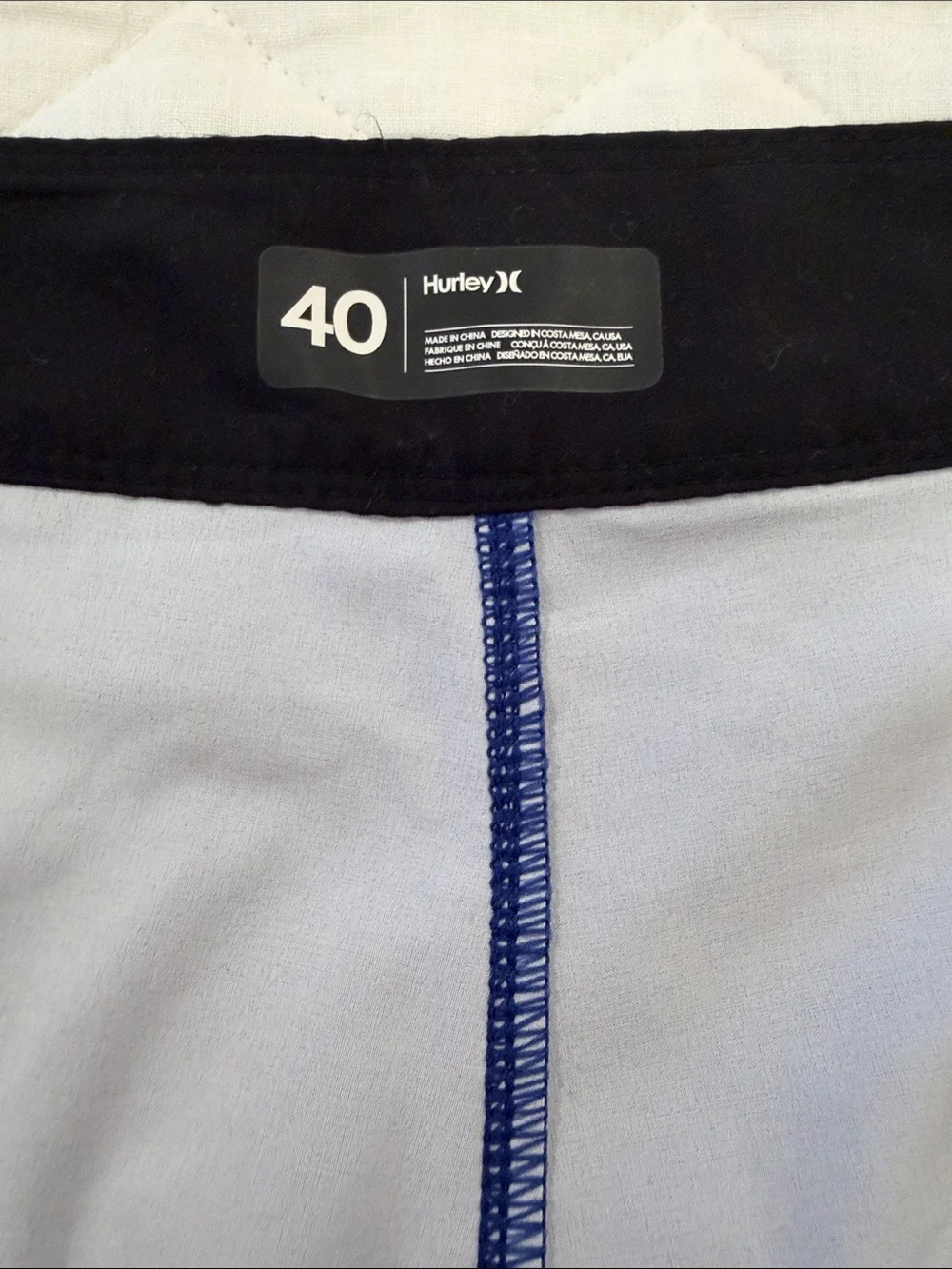 Hurley Gradient Blue Teal & Pink Swim Board Shorts - Picture 4 of 6